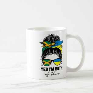 Half Jamaicaans Half Oekraïens Meisje Jamaica Oekr Koffiemok