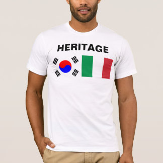 Half Koreaans, half Italiaans T-shirt