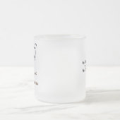 Half leeg of half vol? Attitude is alles Matglas Koffiemok (Center)