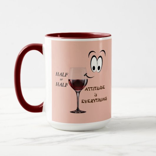 Half leeg of half vol?  Attitude is alles Mok (Links)