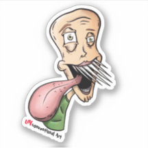 Half-lichaam Larry Sticker