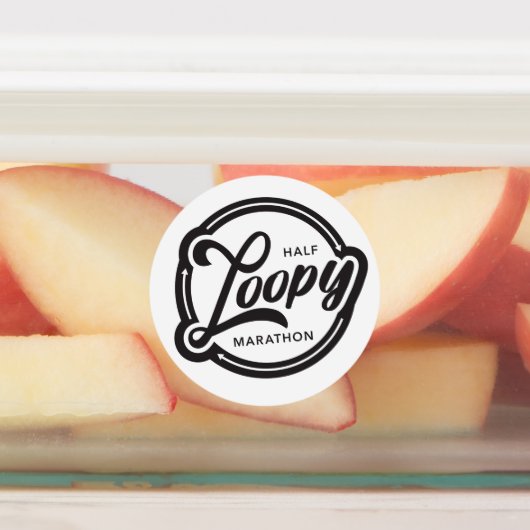 Half Loopy Sticker (Aangebracht)