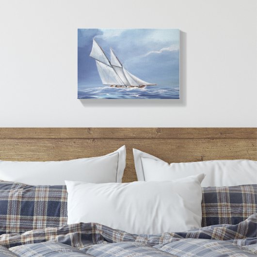 Half maan canvas afdruk (Insitu (Slaapkamer))