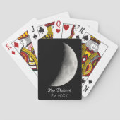 Half maan Sluit Fotografie aan op maat Pokerkaarten (Achterkant)