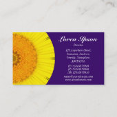 Half Mandala 09 - Deep Paars 330066 Visitekaartje (Achterkant)