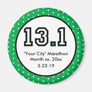 Half marathon 13.1 magneet