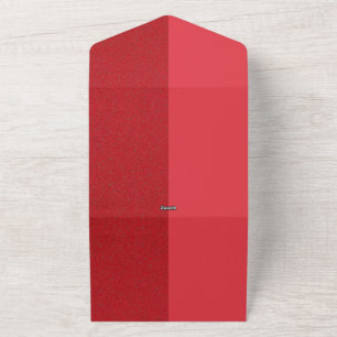 Half Matte & Noise Red Wedding Uitnodiging – Aanpa