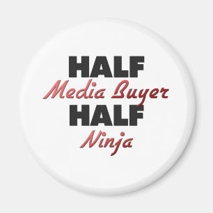 Half mediakopkoper Half ninja Magneet