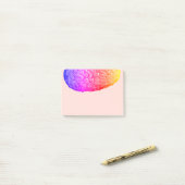 half-menselijk-hersenhelling regenbooggradiënt na post-it® notes (Op bureau)