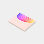 half-menselijk-hersenhelling regenbooggradiënt na post-it® notes (Schuin)