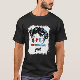 Half Mexicaans en Guatemalteeks Mexico Guatemala v T-shirt