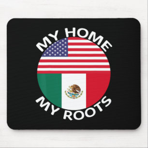 Half Mexicaans Half Amerikaans Vlag USA Mexico Roo Muismat