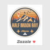 Half Moon Bay, Alberta Sticker (Vel)