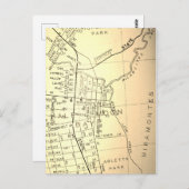 Half Moon Bay, CA  Map Briefkaart (Voorkant / Achterkant)