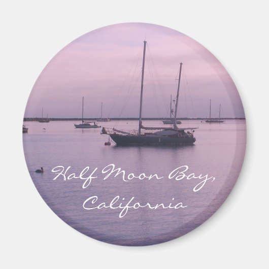 Half Moon Bay, California Magnet (Devant)