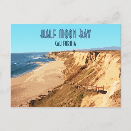 Half Moon Bay Californië  Briefkaart (Voorkant)