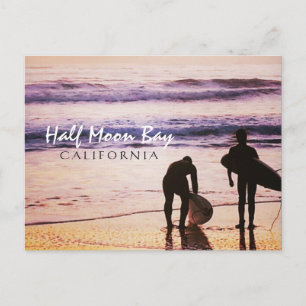 Half Moon Bay Californië-Briefkaart Briefkaart