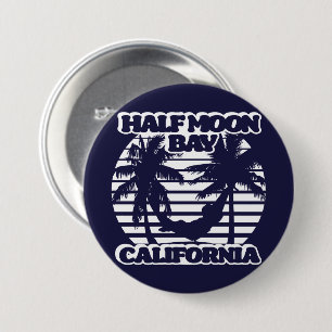 Half Moon Bay Californië Ronde Button 7,6 Cm