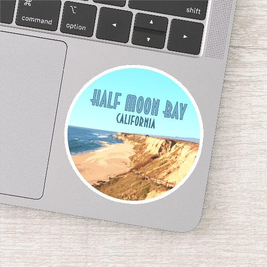 Half Moon Bay Californië  Sticker (Detail)
