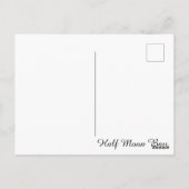 Half Moon Bay De Heavens Briefkaart (Achterkant)