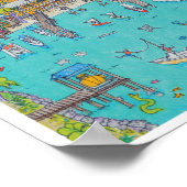 Half Moon Bay, Print Roatan, Honduras (Hoek)