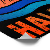 Half Moon Cay Bahamas Island 60s Retro  Poster (Hoek)