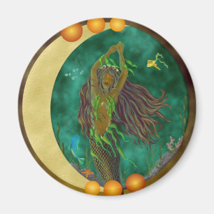Half-Moon Mermaid Magnet Magneet