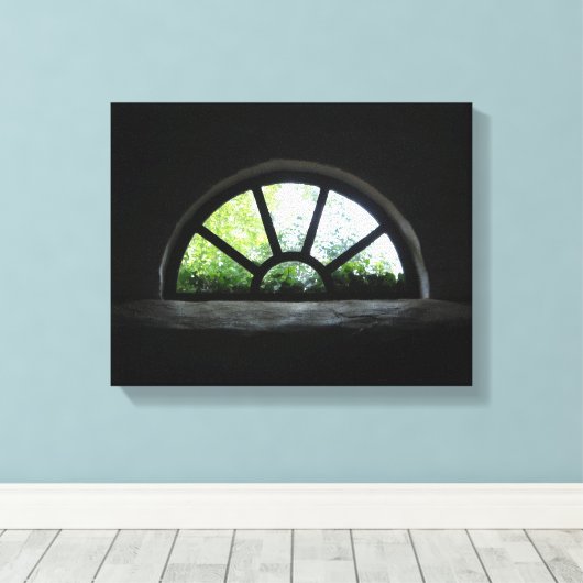 Half-moon venster Canvas (Insitu (Houten vloer))