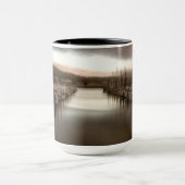 Half moonbay voor onevenwichtige pilotenhaven mok (Midden)