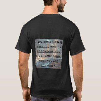 Half mouw aangepaste Lamborghini T-shirt