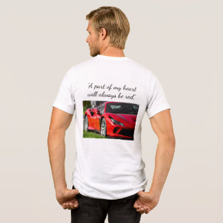 Half mouw maatwerk Ferrari T-shirt