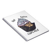 Half opgegeten cupcake notitieboek (Rechterzijde)