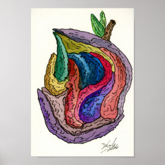 Half opgegeten poster