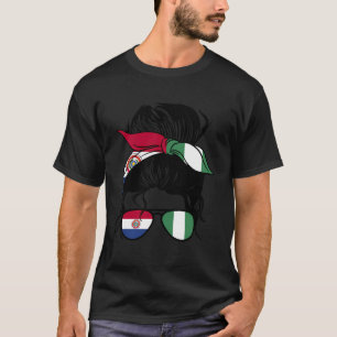 Half Paraguayaans Half Nigeriaans Mix Paraguay en T-shirt