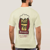 Half-Pint Brewery T-shirt (Achterkant)