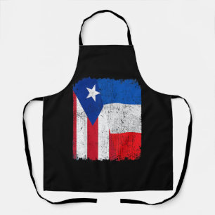 Half Puerto Ricaans Half Frans Vlag Erfgoed Trots Schort