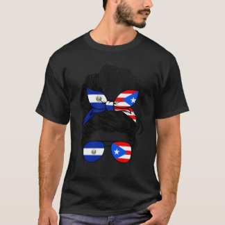 Half Salvadoraans en Puerto Ricaans Rico El Salvad T-shirt