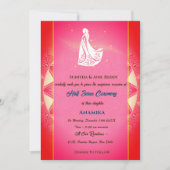 Half Saree Ritu Kala Samskara Kaart (Voorkant)