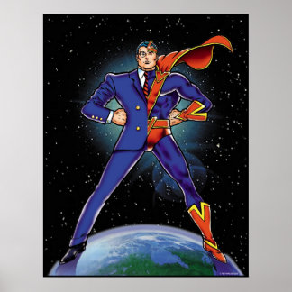 Half Super-Hero Poster