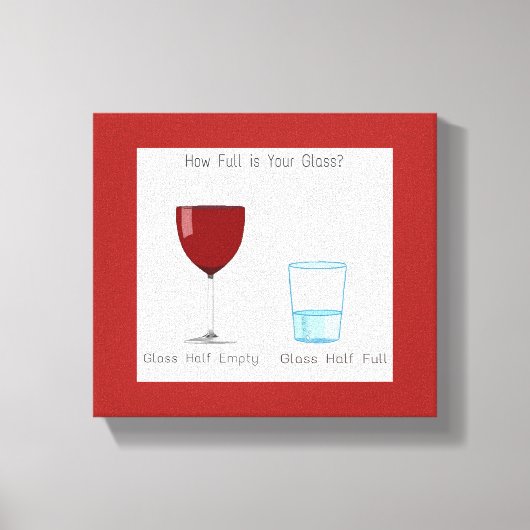 Half volledig glas canvas afdruk (Voorkant)