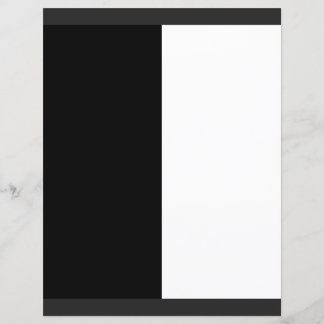 half white half black, half black half white