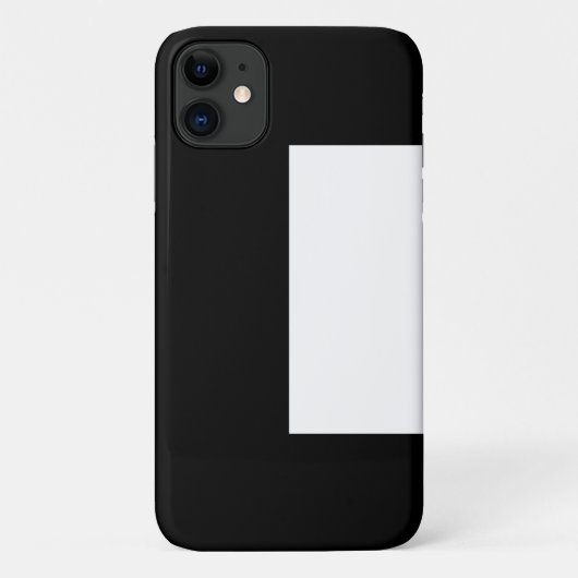 half white half black, half black half white Case-Mate iPhone case (Achterkant)