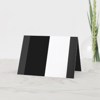 half white half black, half black half white feestdagen kaart