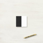 half white half black, half black half white post-it® notes (Op bureau)