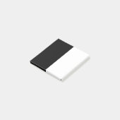 half white half black, half black half white post-it® notes (Schuin)