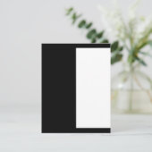 half white half black, half black half white save the date (Staand voorkant)