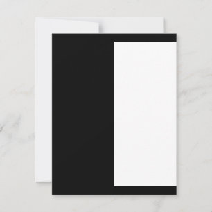 half white half black, half black half white save the date