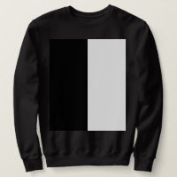 half white half black, half black half white