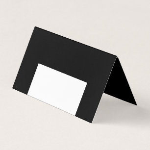 half white half black, half black half white visitekaartjes