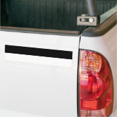 Half Zwart Bumpersticker (Op Truck)